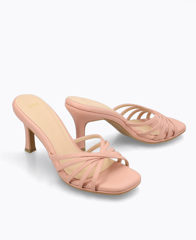 Aurelia Heel Sandals - Pink