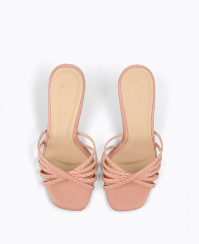 Aurelia Heel Sandals - Pink