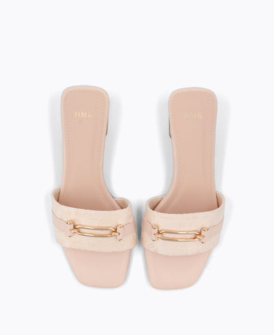 Hillary Heel Sandals - Pink