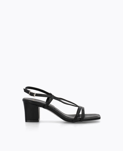 Kaylee Block Heel Sandals - Black