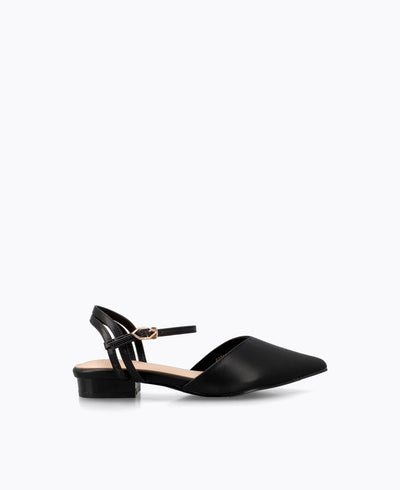 Kendall Flat Pumps - Black