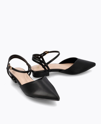 Kendall Flat Pumps - Black