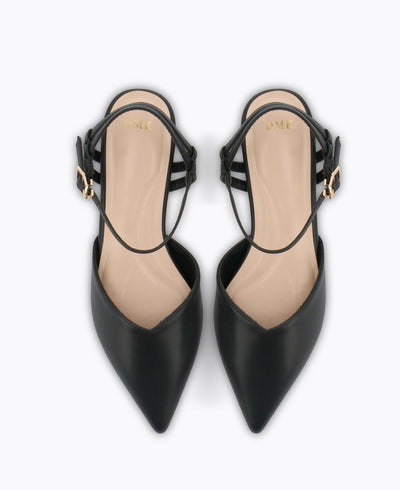 Kendall Flat Pumps - Black