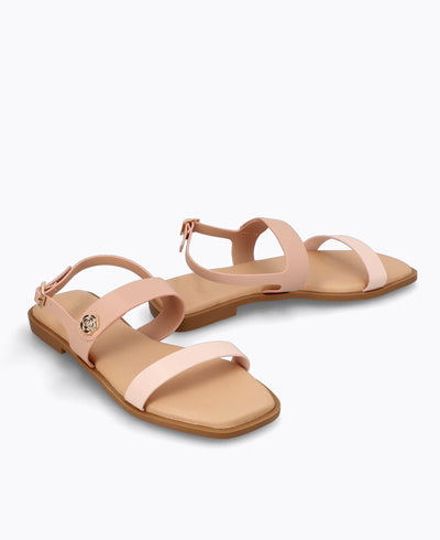 Maddie Flat Sandals - Pink