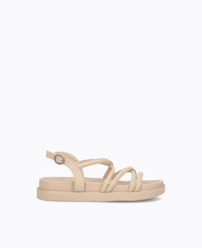 Remi Platform Sandals - Beige