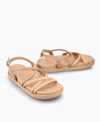 Remi Platform Sandals - Nude