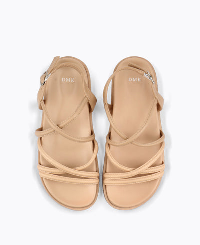 Remi Platform Sandals - Nude