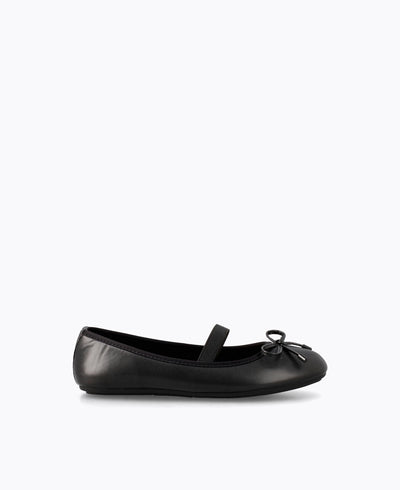 Seraphina Mary Jane Flats - Black