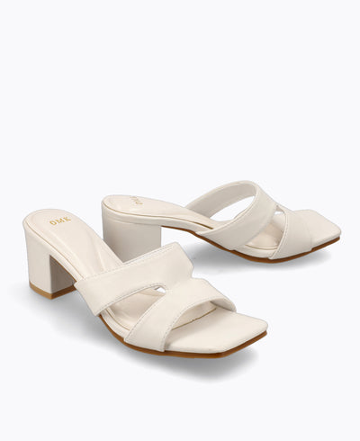 Harriet Heel Sandals - Beige