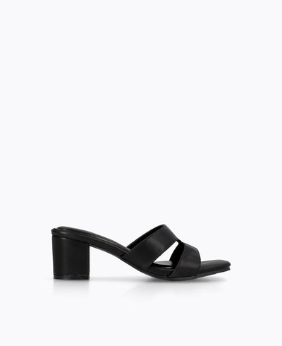 Harriet Heel Sandals - Black