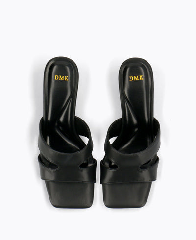 Harriet Heel Sandals - Black