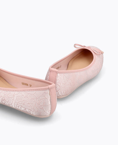 Cora Ballerina Flats - Pink