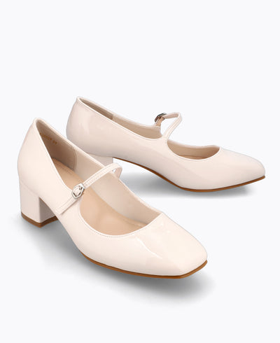 Doreen Mary Janes - Beige