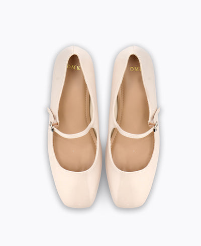 Doreen Mary Janes - Beige