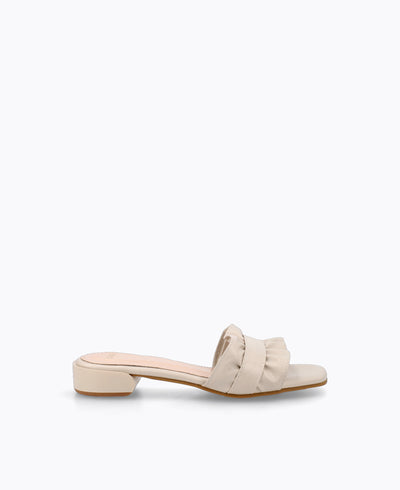 Miranda Flat Sandals - Beige