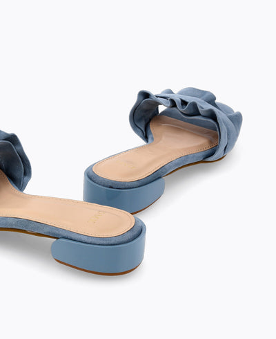 Miranda Flat Sandals - Blue