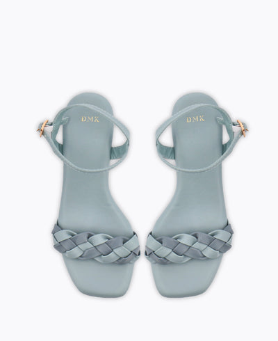 Abigail Heel Sandals - Blue